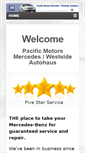 Mobile Screenshot of pacificmotorsmercedes.com